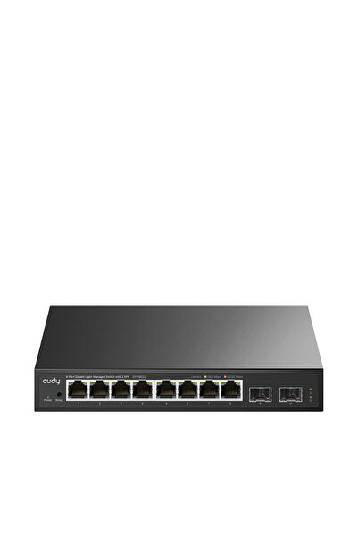 cudy 8-Port Gigabit Easy-Managed Switch, 8× GbE, 2× 1.25G SFP, VLAN (802.1Q/M...