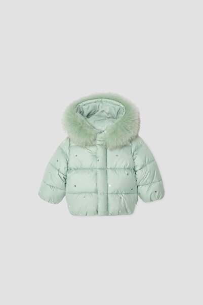 B&G Kız Bebek Yeşil Mont