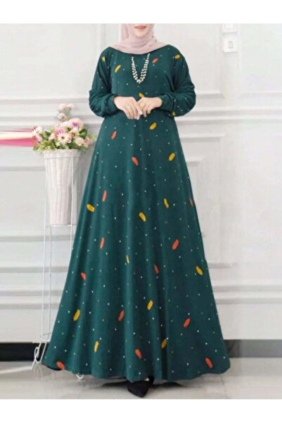 Sheya Rochie maxi, verde - XL