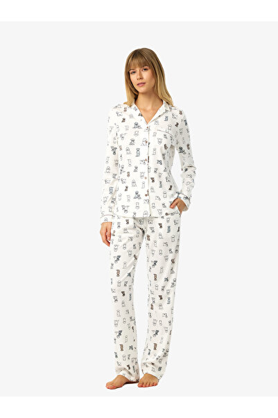 Blackspade Kadın Pijama Takımı 52264 - Desenli
