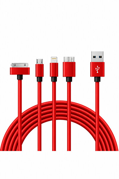 Taimi كابل شحن USB عالمي 5 في 1 - كابل متعدد الموصلات للشحن السريع للهواتف ال...