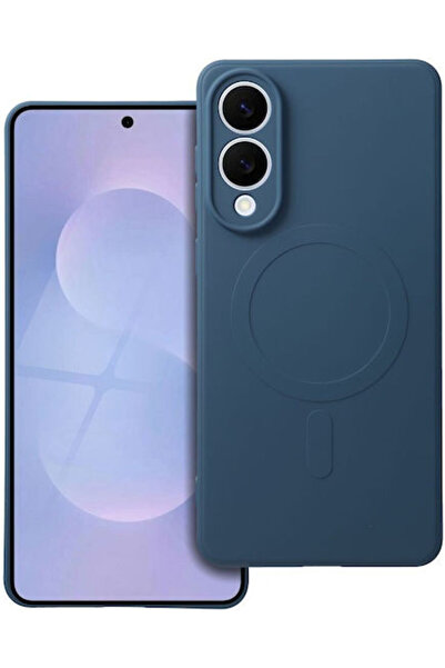 OEM Mag Πίσω Κάλυμμα Σιλικόνης Μπλε (Galaxy S25 Edge)