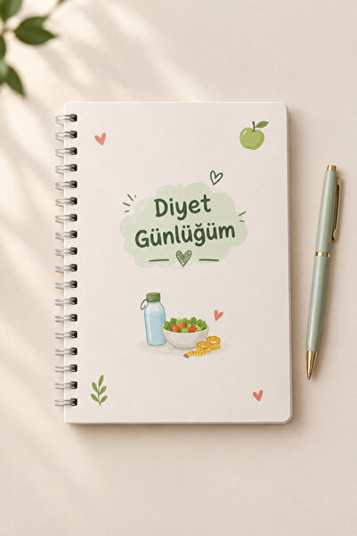 beticraft Diyet günlüğüm, Diyet takibi, Takip çizelgesi, 40 yaprak 80 sayfa d...