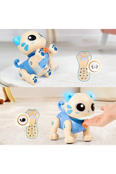Le Neng Toys Interactive robotic cat K31 with remote control, 17 cm, pink or ...