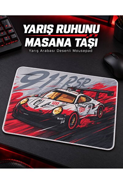 Exonix Yarış Arabası Desenli Mouse Pad 25x30
