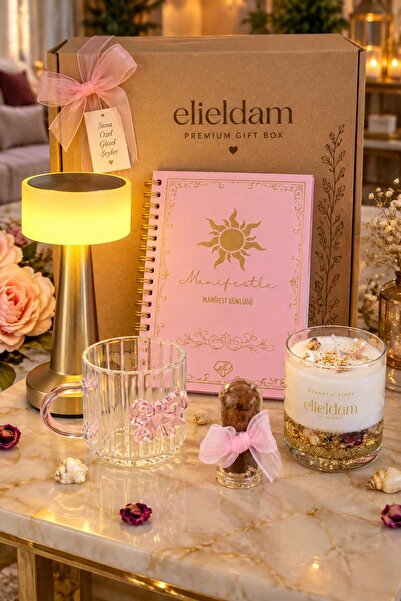 elieldam Manifest & Self Care Premium Hediye Kutusu Sevgiliye/Arkadaşa/Kadınl...