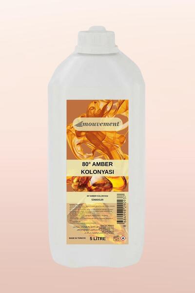 MOUVEMENT Amber Kolonya 5 Lt Bidon - Toptan / Ekonomik Boy Refill
