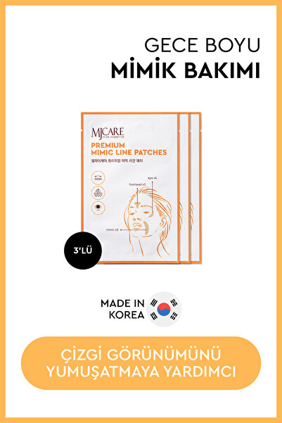 Mjcare Premium Mimic Line Patches 3'lü - Mimik Çizgileri Karşıtı Yoğun Bakım ...