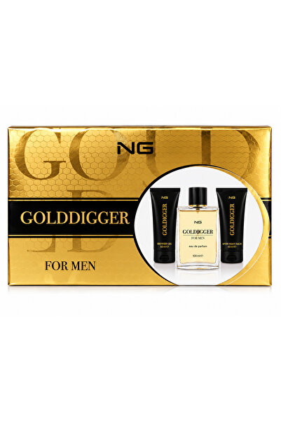 NEXT GENERATION Set cadou NG pentru bărbați Golddigger 3 piese – Gel de duș 5...