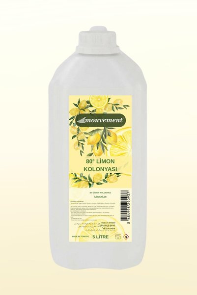 MOUVEMENT Limon Kolonya 5 Lt Bidon - Toptan / Ekonomik Boy Refill