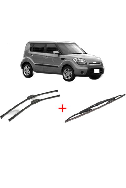 Bosch Set de 3 ștergătoare pentru KIA SOUL I (AM) 2009 - 2014, pentru parbriz...