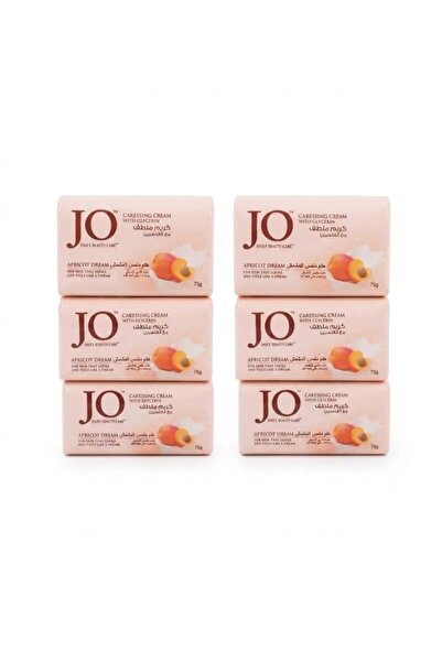 Jo Go Dream Soap Apricot Texture Soothing Cream with Glycerin - 75g (Pack of 6)