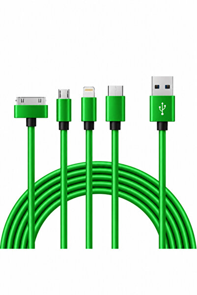Taimi كابل شحن USB عالمي 5 في 1 - كابل متعدد الموصلات للشحن السريع للهواتف ال...