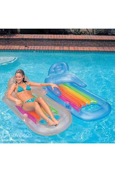 Intex Șezlong gonflabil King Kool 58802EU 160 x 85 cm până la 100 kg 2 culori