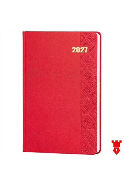 KALE PROMOSYON 2027 Dated Agenda 16X24 with Edge Pattern