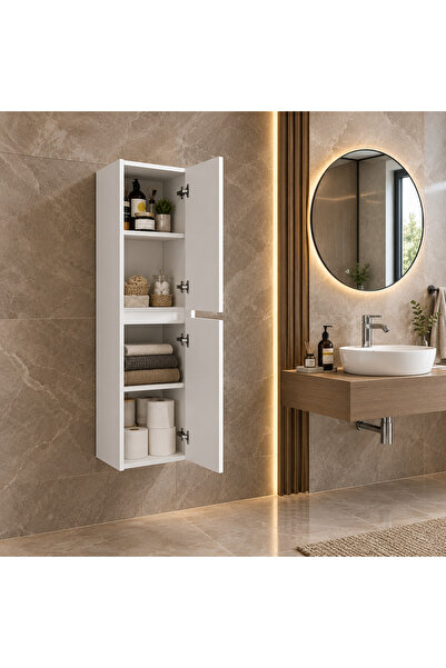 Genel Markalar 140cm banyo boy dolabı