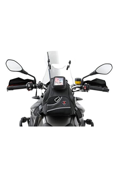 Forte GT 627 XL Tank Bag Manyetik Motosiklet Depo Üstü Çantası Siyah Depo Üstü Mıknatıslı Çanta