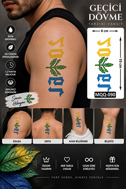 1-2 HAFTA KALICI FENERBAHÇE DÖVMESİ TATTOO