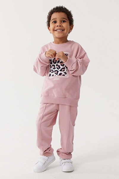 PAULMARK Girl's Print Detailed 2-Piece Set