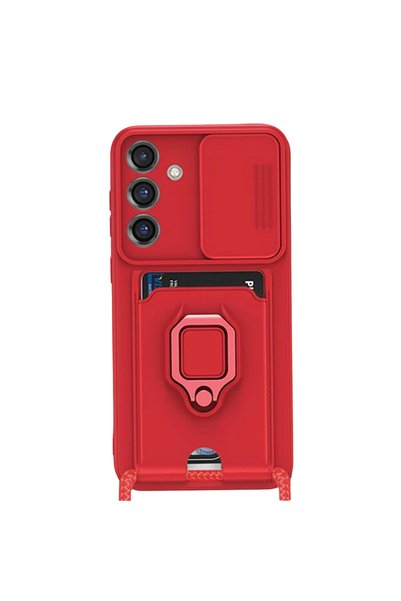 OtoTech حافظة سامسونج جالاكسي S25 بلس من السيليكون مع حلقة زيما لبطاقة العمل ...