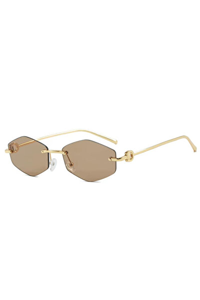 REDz Accessories Sunglasses Luxury Rimless, Frameless, Retro, Metal Arms, UV4...