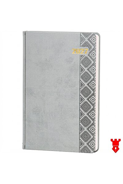 KALE PROMOSYON 2027 Dated Agenda 16X24 with Edge Pattern