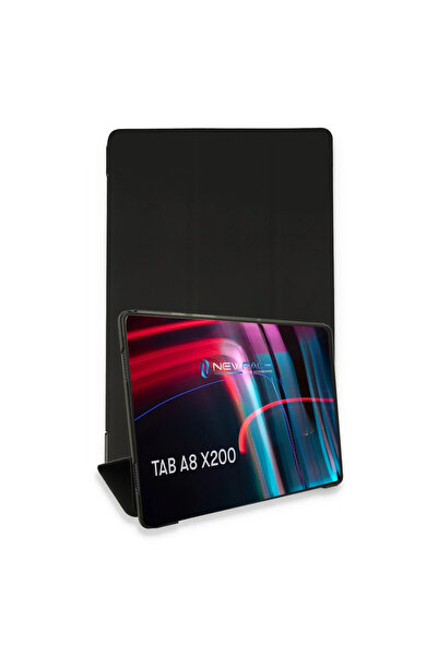 Genel Markalar Samsung Galaxy X200 Tab A8 10.5 Kılıf Tablet Smart Kılıf - Siyah