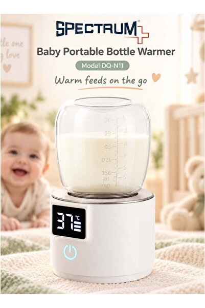 Spectrum Baby Portable Bottle Warmer DQ-N11, USB-C Rechargeable Milk and Form...