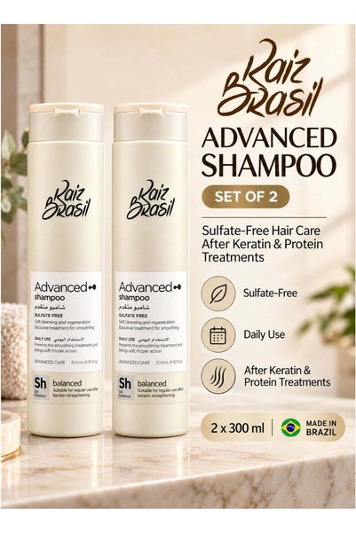 RAIZ BRAZIL Raiz Brasil Advanced Sulfate-Free Shampoo for Daily Hair Care Aft...