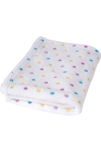 BabyMatex Pătură 75x100 MILLY Albă