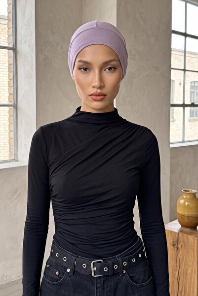 Aisha's Design تي شيرت داخلي من القطن الممشط، B-37