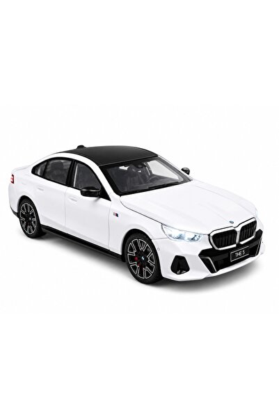 LEIBOO Metal car BMW M3 G80, scale 1:24, die-cast, White, 6+ Years