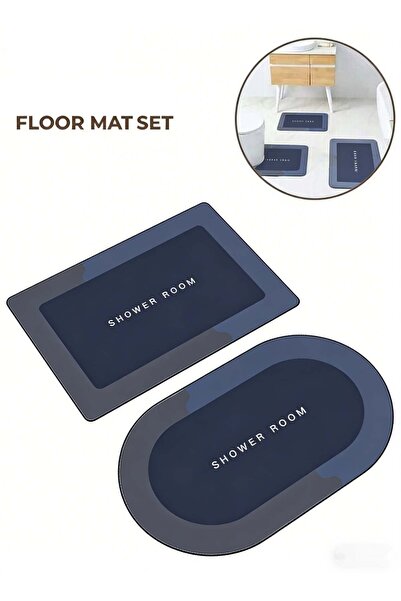 Arabest Non-Slip Memory Foam Bathroom Rug Set,Absorbent and Machine Washable ...