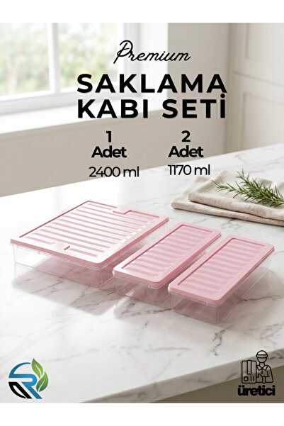 Rika Garden 3-Piece Modular Storage Container Set - Refrigerator and Freezer ...