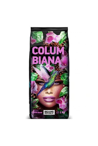 Beans Republic Cafea Boabe, COLUMBIANA 100% Arabica, BEANS REPUBLIC, 1kg