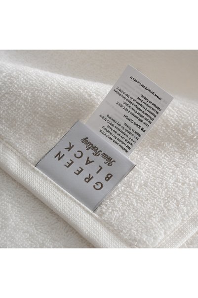 Green Black Marina Women's Bath Towel 100% Cotton Soft Combed Cotton Cream 80X150