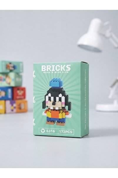 Bricks Make A Wise Life Çizgi Film ve Anime Karakterleri Mini Blok Oyuncak, 3D Yapı Seti, Figür (Seçenekli)