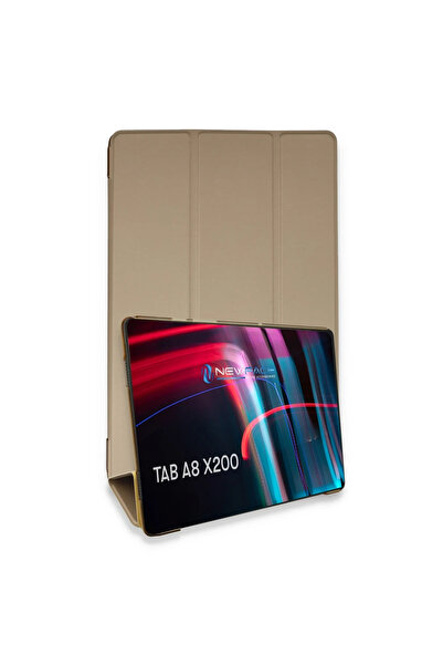Genel Markalar Samsung Galaxy X200 Tab A8 10.5 Kılıf Tablet Smart Kılıf - Gold