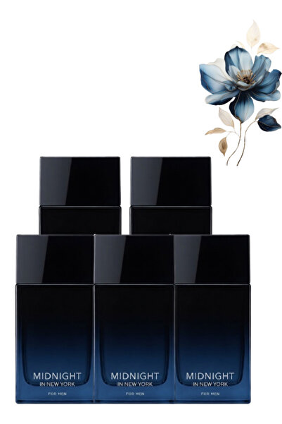 Midnight 5 Pieces In New York For Men Perfume 85ML
