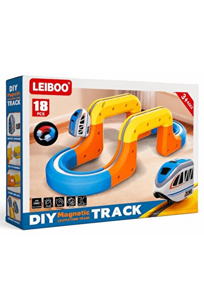 LEIBOO Εκπαιδευτικό Μαγνητικό Παιχνίδι DIY Σιδηροδρομικού Κυκλώματος για Παιδ...
