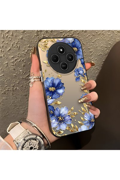 CHICASELUX حافظة زهور أنيقة متوافقة مع Redmi 14C 4G/5G، تصميم إبداعي بطباعة م...