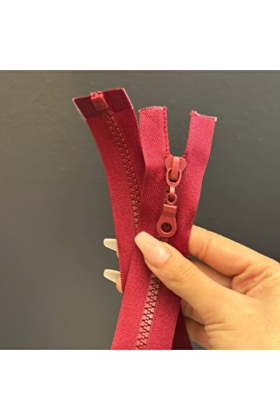 Gönülden Tasarım 54X3 cm Red Threaded Zipper