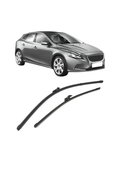 VALEO Set of car wipers VOLVO V40 Hatchback (525) 2012-2019, for windshield, ...