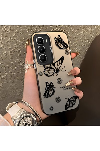 CHICASELUX حافظة Infinix Hot 60 Pro Plus المتوافقة ذات الملمس البسيط، بنمط شع...