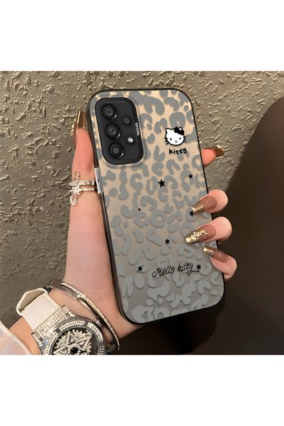 CHICASELUX Samsung Galaxy A33 Compatible Gray Leopard Pattern Phone Case, Sta...