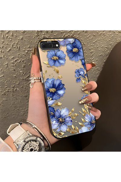 CHICASELUX حافظة أنيقة متوافقة مع هاتف iPhone 7 Plus/8 Plus، طباعة مسطحة إبدا...