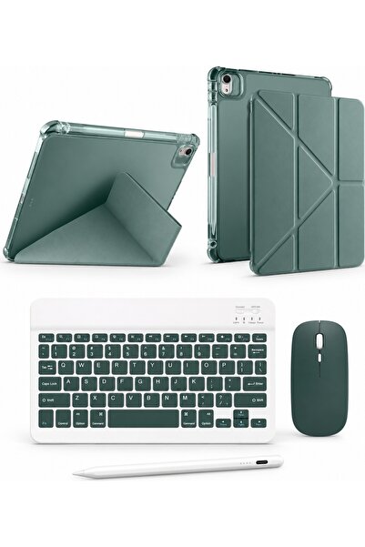 Five e Apple iPad 11 A16 ile Uyumlu Origami Combo Türkçe Klavyeli Kılıf Mouse...
