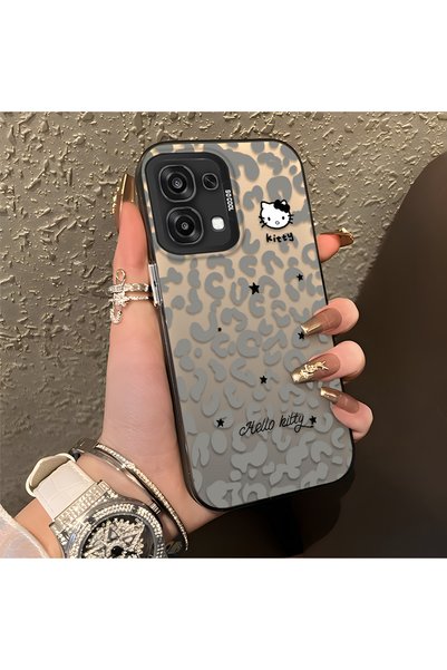 CHICASELUX Oppo A6 Pro 4G/5G Compatible Gray Leopard Pattern Phone Case, Star...