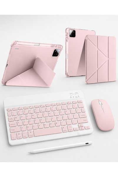 Five e Xiaomi Pad 8/8 Pro ile Uyumlu Origami Combo Türkçe Klavyeli Kılıf Mous...
