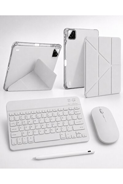 Five e Xiaomi Pad 7/7 Pro ile Uyumlu Origami Combo Türkçe Klavyeli Kılıf Mous...